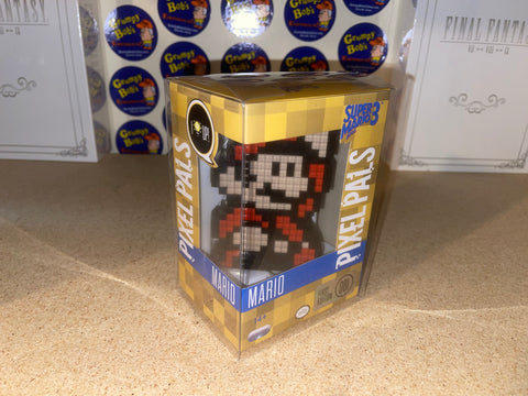 Pixel Pals #001: Super Mario Bros. 3 - Mario (First Edition) (Nintendo) (2016) (PDP Lighted Figure) Pre-Owned: Figure and Box w/ Protector