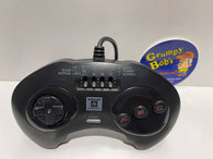 Wired Controller: High Frequency - 3 Button - Turbo - Black (Sega Genesis) Pre-Owned