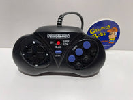 Wired Controller: Performance - 6 Button - Turbo - Black (Sega Genesis) Pre-Owned