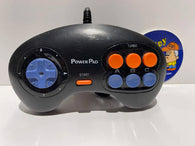 Wired Controller: Champ - PowerPad - 6 Button - Turbo - Black (Sega Genesis) Pre-Owned