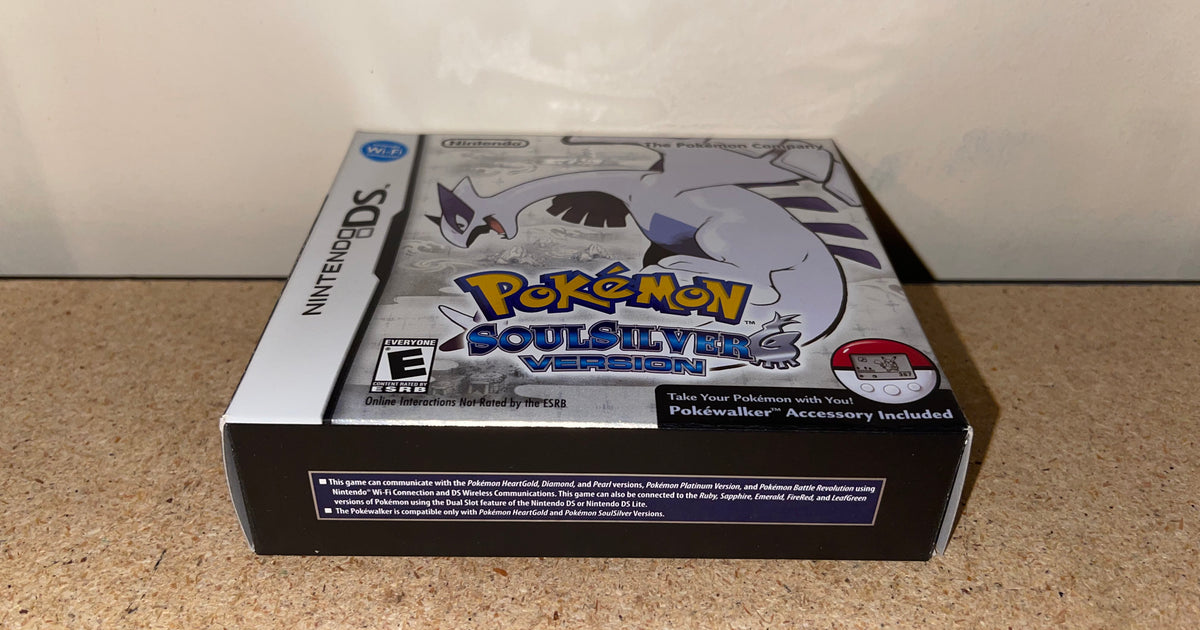 Pokémon HeartGold Version w/ Pokewalker- Nintendo DS - Complete