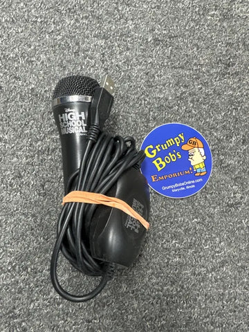 Wired Microphone - High School Musical - Black - USB (PS2 / PS3 / Xbox 360 / Wii) Pre-Owned