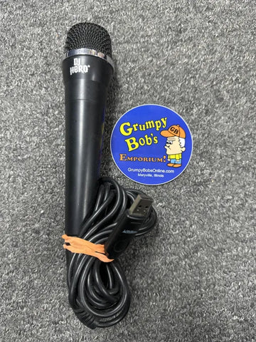 Wired Microphone - DJ Hero - Black - USB (PS2 / PS3 / Xbox 360 / Wii) Pre-Owned