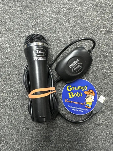 Wired Microphone - Disney Interactive Studios - Black - USB (PS2 / PS3 / Xbox 360 / Wii) Pre-Owned