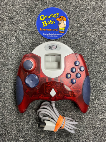 Wired Controller - Dream Pad - Translucent Red (MadCatz) (Sega Dreamcast) Pre-Owned
