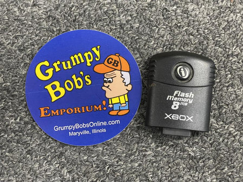 Flash Memory Card - 8MB - Interact - Black (Original XBOX) Pre-Owned