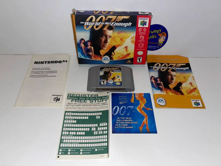 007: The World Is Not Enough (Nintendo 64) Pre-Owned: Game, Manual
