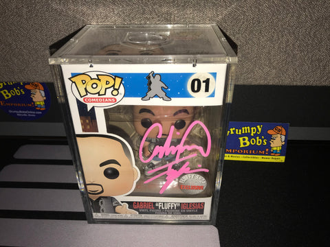 POP! Comedians #01: Gabriel "Fluffy” Iglesias (Fluffy Shop Exclusive) (Funko POP!) Figure and Box w/ Magnetic Hard Case(As Pictured)