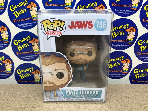 POP! Movies #756: Jaws - Matt Hooper (Funko POP!) Figure and Box w/ Protector