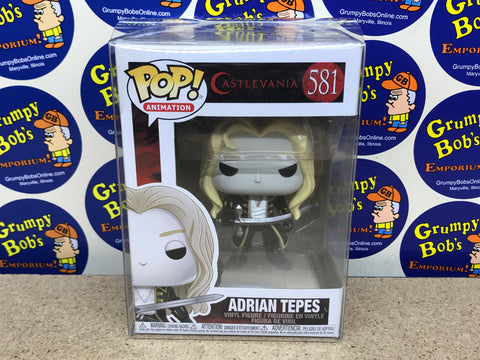 POP! Animation #581: Castlevania - Adrian Tepes (Funko POP!) Figure and Box w/ Protector