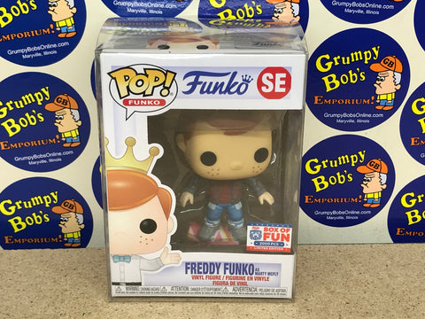 POP! Funko SE: Freddy Funko as Marty McFly (Box of Fun 2000 PCS Limited Edition) (Funko POP!) Figure and Box w/ Protector