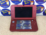 System - New Red Edition (New Nintendo 3DS XL) Pre-Owned w/ Stylus, Manual, 4GB MicroSD Card, and Box (Matching Serial Number) (As Pictured)