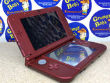 System - New Red Edition (New Nintendo 3DS XL) Pre-Owned w/ Stylus, Manual, 4GB MicroSD Card, and Box (Matching Serial Number) (As Pictured)