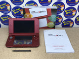 System - New Red Edition (New Nintendo 3DS XL) Pre-Owned w/ Stylus, Manual, 4GB MicroSD Card, and Box (Matching Serial Number) (As Pictured)