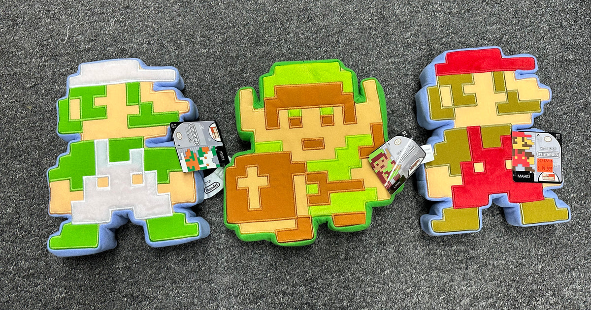 Bit Mario And Luigi Soft Toys Bit Luigi (World Of Nintendo) (2015