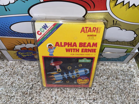 Alpha Beam with Ernie (Atari 2600) NEW*