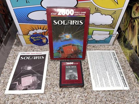 Solaris (Atari 2600) Pre-Owned: Game, Manual, Insert, and Box