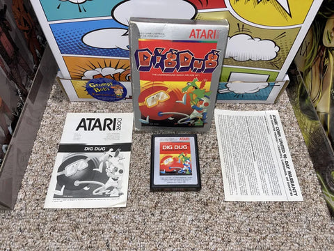 Dig Dug (Atari 2600) Pre-Owned: Game, Manual, Insert, and Box