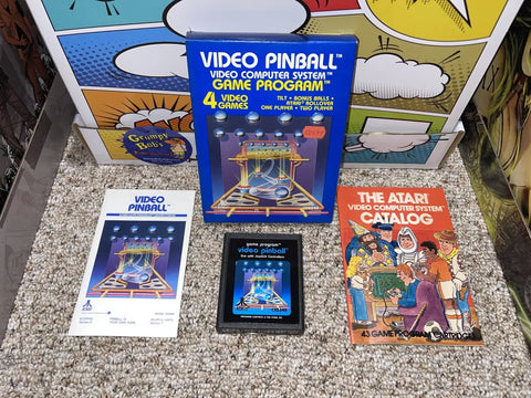Video Pinball (Atari 2600) Pre-Owned: Game, Manual, Insert, and Box