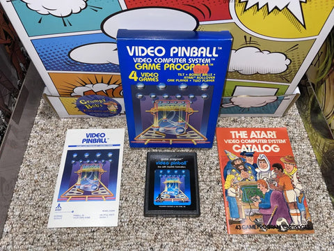 Video Pinball (Atari 2600) Pre-Owned: Game, Manual, Insert, and Box