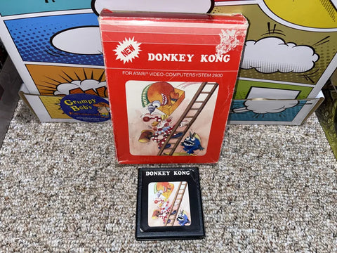 Donkey Kong (Taiwan - Cooper Black) (Atari 2600) Pre-Owned: Game and Box