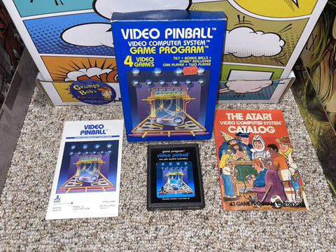 Video Pinball (Atari 2600) Pre-Owned: Game, Manual, Insert, and Box