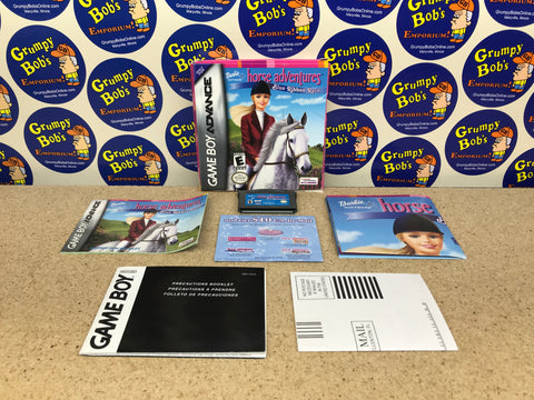 Barbie Horse Adventures: Blue Ribbon Race (Game Boy Advance) Pre-Owned: Game, Manual, Poster, 3 Inserts, and Box (As Pictured)