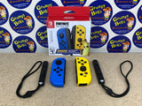 Wireless Controllers: Joy-Con (L)/(R) - Fortnite Edition (Blue & Yellow) Official (Nintendo Switch) Pre-Owned w/ Wrist Straps and Box (As Pictured)