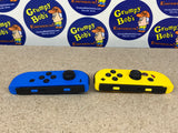 Wireless Controllers: Joy-Con (L)/(R) - Fortnite Edition (Blue & Yellow) Official (Nintendo Switch) Pre-Owned w/ Wrist Straps and Box (As Pictured)