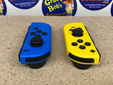 Wireless Controllers: Joy-Con (L)/(R) - Fortnite Edition (Blue & Yellow) Official (Nintendo Switch) Pre-Owned w/ Wrist Straps and Box (As Pictured)