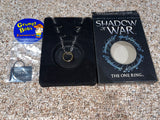 The One Ring w/ 24in Chain (Middle Earth: Shadow of War) 2017 (The Noble Collection (Promo Item) Pre-Owned