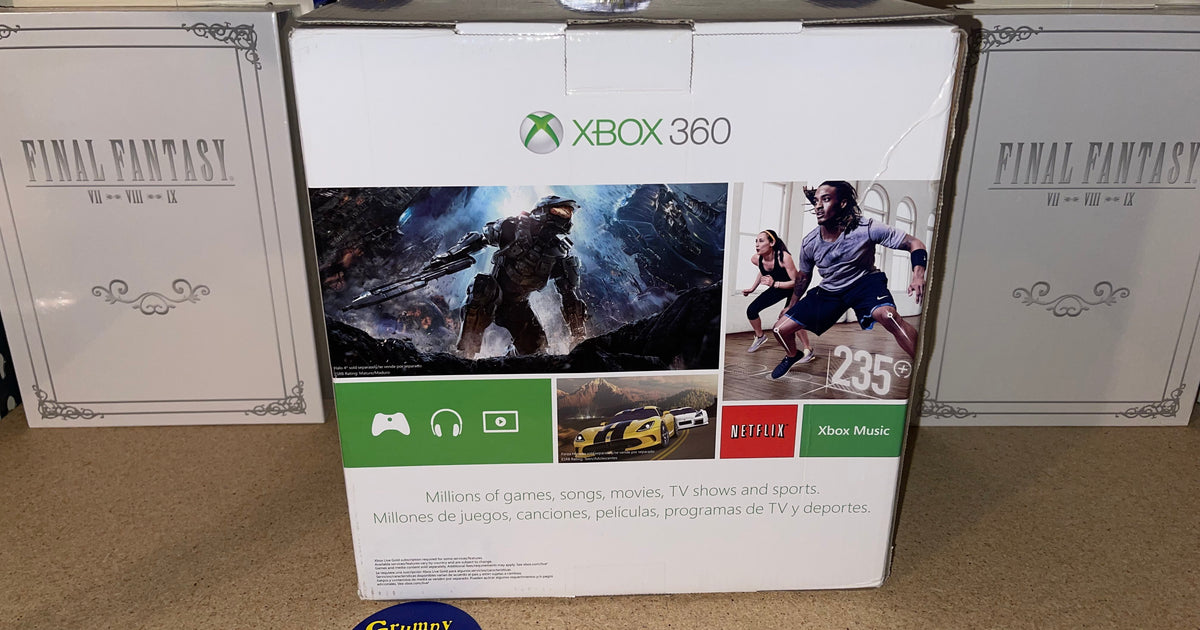 System BOX for 4GB E - Black (Xbox 360) Pre-Owned: BOX ONLY (IN
