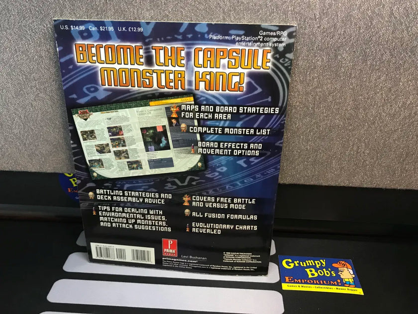 capsule monsters board game Yu-Gi-Oh! Capsule Monster Coliseum (Official Strategy Guide) (Prima Ga – Grumpy Bob's Emporium / NewFire Gaming