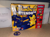 System - Blue Pikachu Edition (Toys R Us Exclusive) (Nintendo 64) Pre-Owned: System, Controller, AV Cord, Power Supply, Game, VRU, Styrofoam Insert, and Box (STORE PICK-UP ONLY)