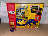 System - Blue Pikachu Edition (Toys R Us Exclusive) (Nintendo 64) Pre-Owned: System, Controller, AV Cord, Power Supply, Game, VRU, Styrofoam Insert, and Box (STORE PICK-UP ONLY)