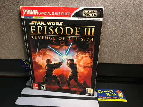 Star Wars: Episode III: Revenge of the Sith (Official Strategy Guide) (Prima Games) Pre-Owned (No Poster) (As Pictured)