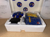 System - Blue Pikachu Edition (Toys R Us Exclusive) (Nintendo 64) Pre-Owned: System, Controller, AV Cord, Power Supply, Game, VRU, Styrofoam Insert, and Box (STORE PICK-UP ONLY)