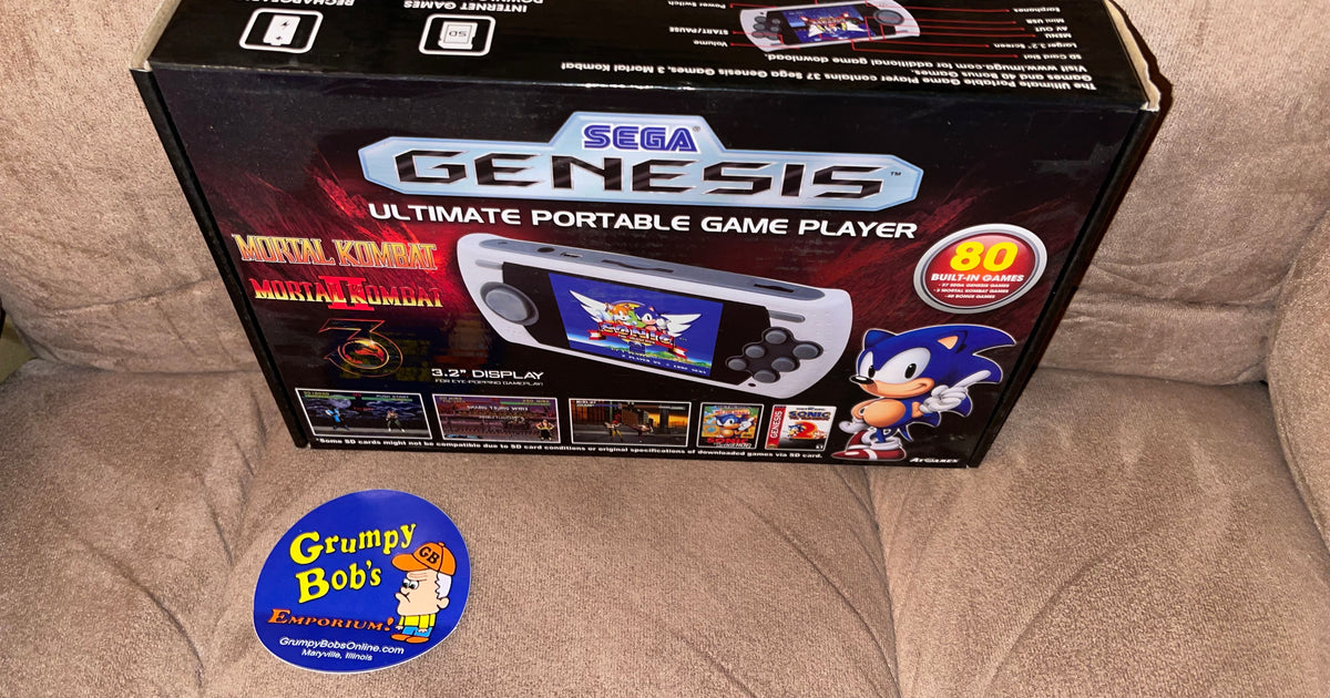 System - Sega Genesis - Ultimate Portable Game Player w/ 80 Built