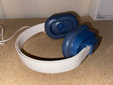 Headphones - Blue & White - Plastic Headband (AVID H/88) Pre-Owned