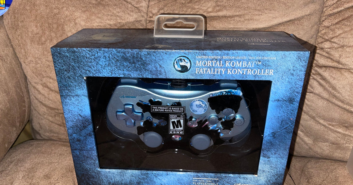 Mortal Kombat Fatality Kontroller - Limited Edition - Sub-Zero / Blue  (Midway) (Nubytech) (Playstation 2) Pre-Owned w/ Box (Pictured)