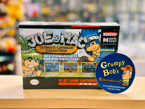 Joe & Mac: Ultimate Caveman Collection Multi-Cart (Super Nintendo) NEW (◕‿‿◕。)