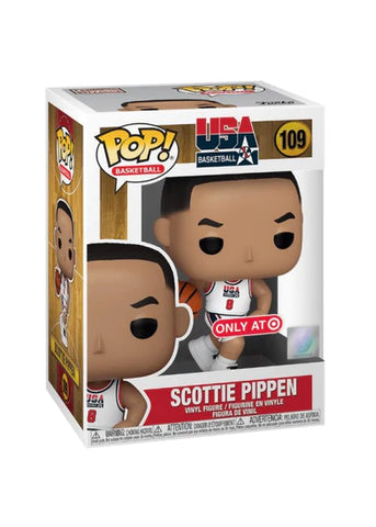 POP! Basketball #109: Scottie Pippen (Target Exclusive) (Funko POP!) Figure and Box w/ Protector