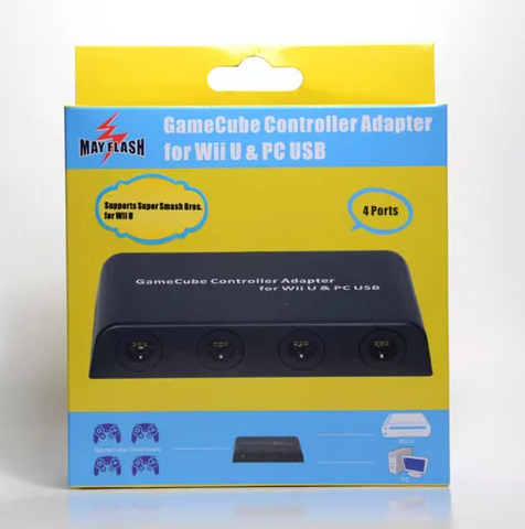 4 Player GameCube Controller Adapter - Mayflash (Nintendo Wii U / PC) NEW