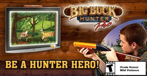 Big Buck Hunter Pro - Orange, Black & Brown (Plug & Play) Pre-Owned (Gun & Sensor)