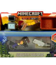 Minecraft Creator Series: Seafaring Friends (Includes In-Game Code) (Mojang Studios) (Mattel) NEW