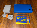 System - Matte Blue (Nintendo DSi) Pre-Owned in Box w/ Matching Serial Number (As Pictured)