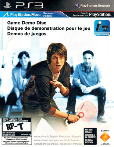 Playstation Move - Game Demo Disc (Playstation 3) Pre-Owned