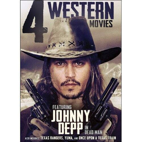 4-Movies Western: Featuring Johnny Depp in Dead Man (DVD) Pre-Owned