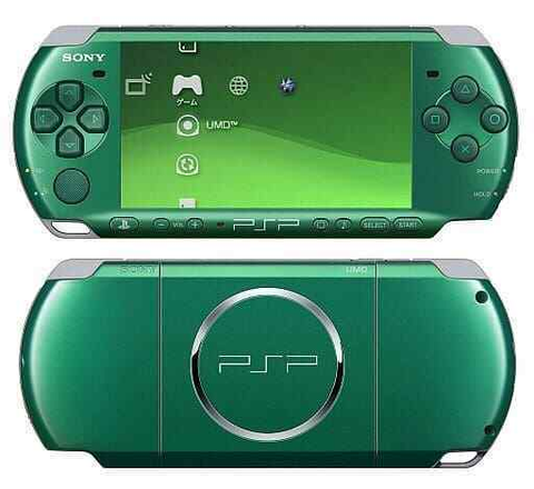 System ONLY - Spirited Green - PSP-3000 (IMPORT) (Sony Playstation Portable) Pre-Owned (As Is/Broken/For Parts)