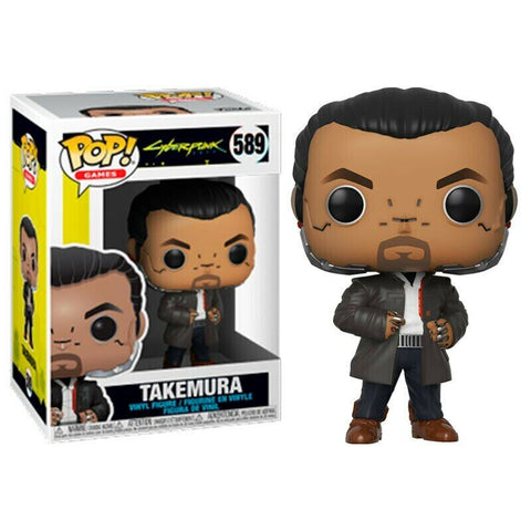 POP! Games #70: Cyberpunk 2077 - Takemura (Funko POP!) Figure and Box w/ Protector